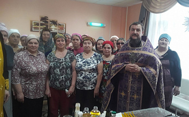 Таинство Елеосвящения в Вачском профилактории