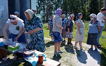 Благотворительная ярмарка в селе Селитьба