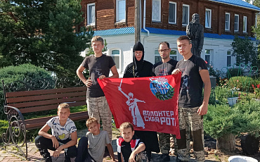 Волонтёрская рота Боевого братства оказала посильную помощь Дальне-Давыдовскому женскому монастырю 